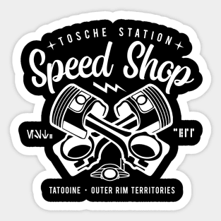 Tosche Station Speed Shop Sticker